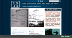 Desktop Screenshot of minulost.cz